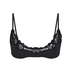 Skims Black Lace Bralette